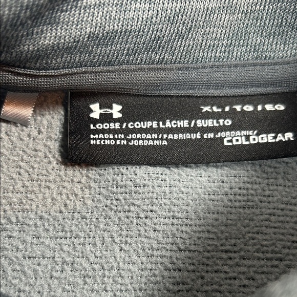 Under Armour 1/4 Zip Pullover Shirt Men’s XL Performance Loose Fleece ColdGear - Picture 6 of 7